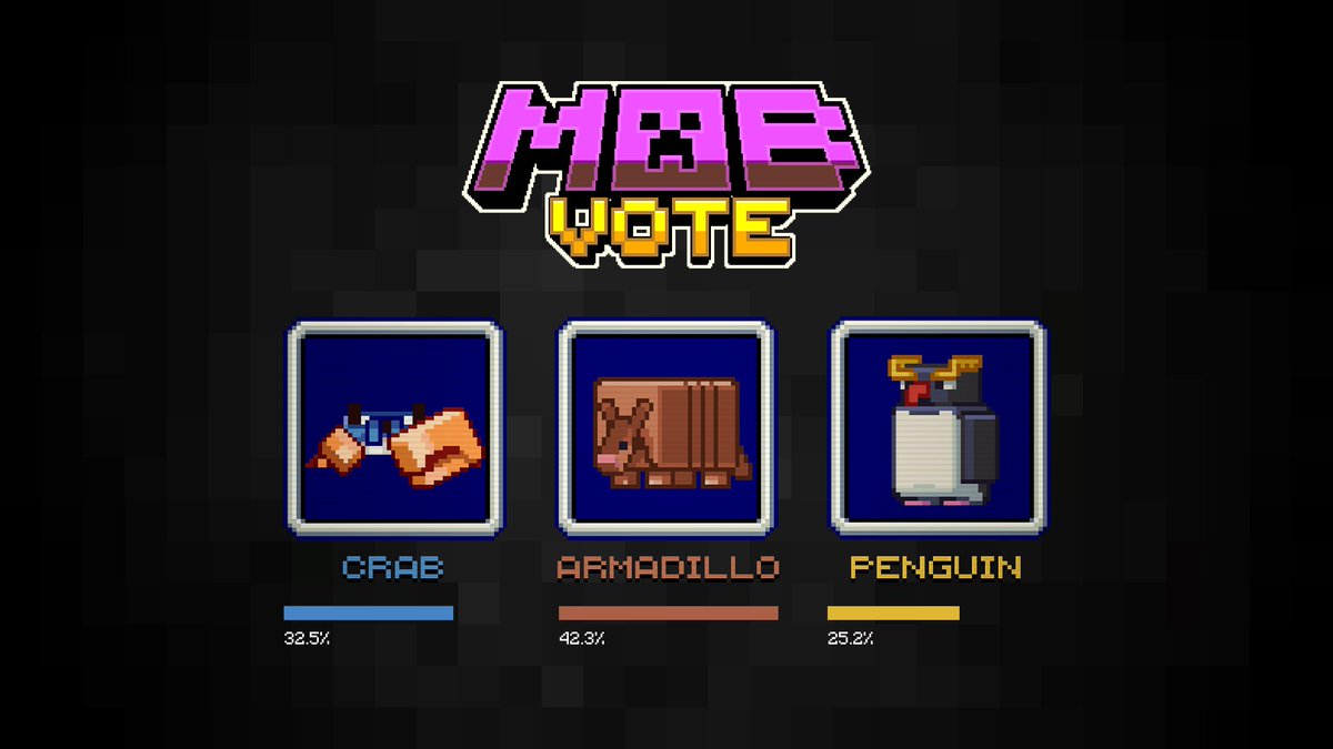 Armadillo Takes the Mob Vote, Minecraft Update 1.24 Coming Mid