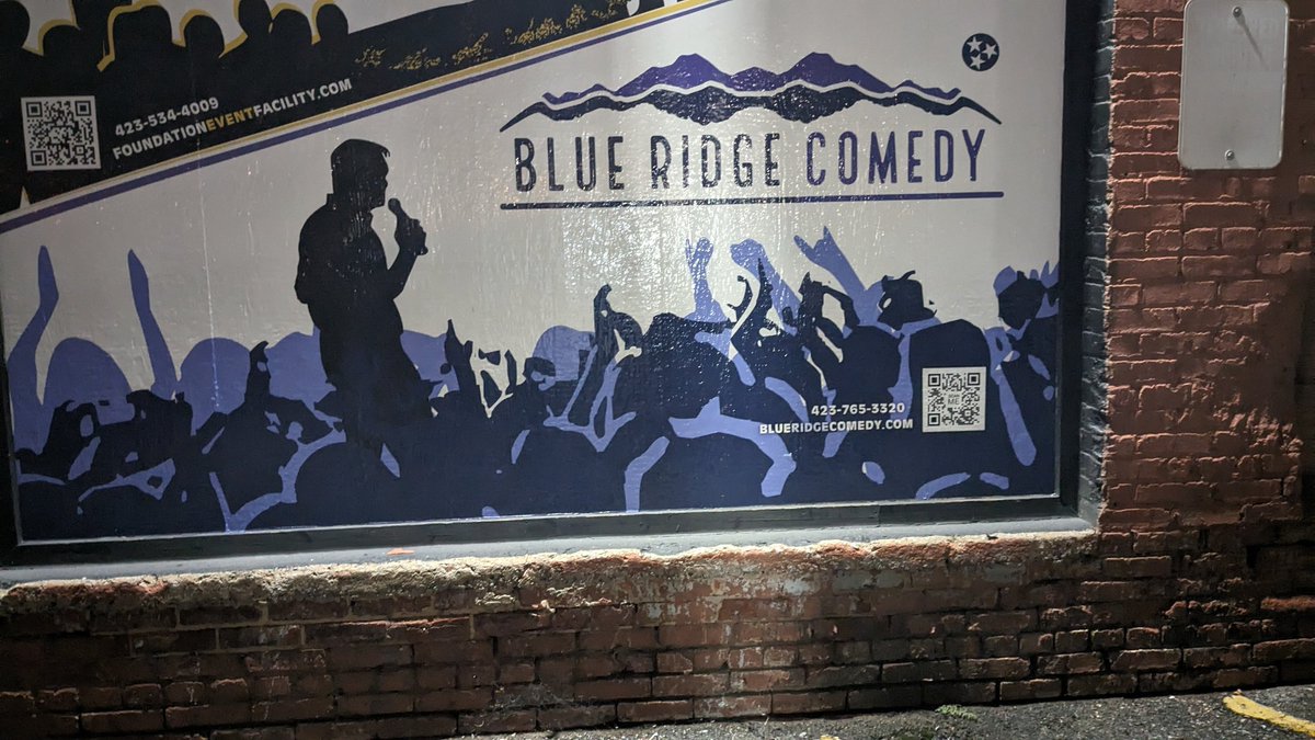 Great show at @BlueRidgeComedy with @TheFunnyCarmen and DJ Lewis last night!