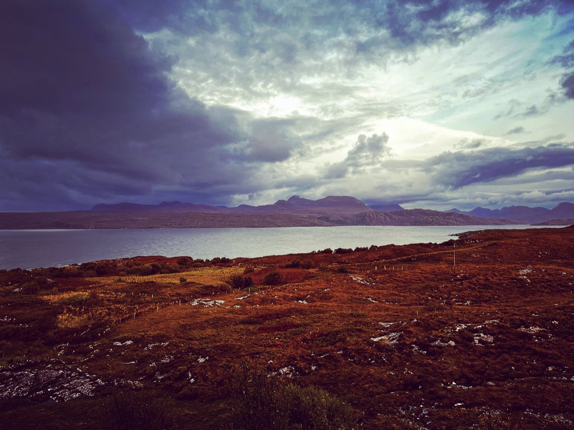 MarkTromBoyd's tweet photo. Views across to the Torridon Mountains. https://t.co/fjYxQyBHDc