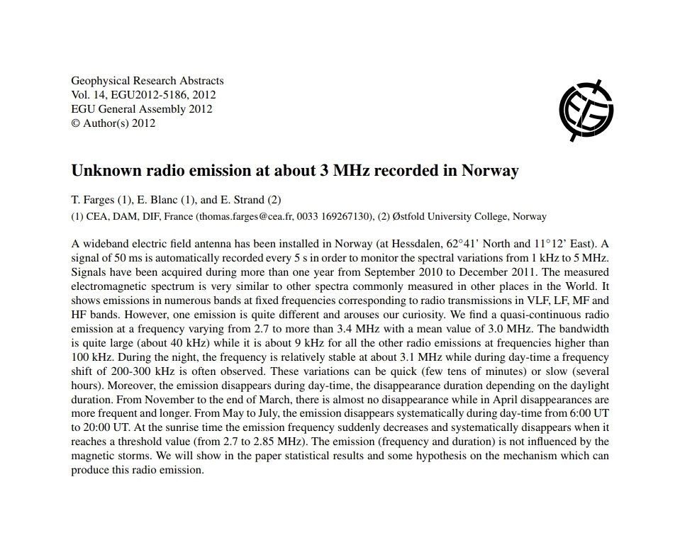 J_MartinezFrias's tweet photo. Si hace un tiempo compartía varias contribuciones científicas sobre #UAP presentadas en European Geosciences Union #EGU2011, he localizado tres nuevas contribuciones (posters) que se presentaron en #EGU2012. Las comparto aquí @REDESPA1 https://t.co/0u2OQ7ipir