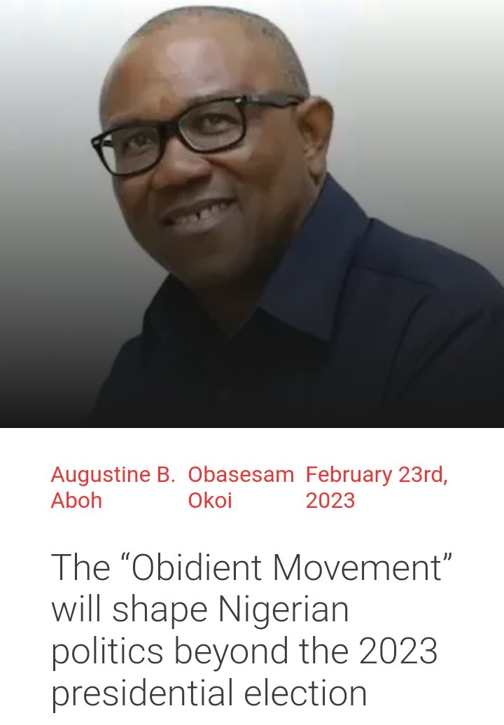 AJmiracle202's tweet photo. The only legitimate president of 2023. Respect PO
#TOMZ
#PeterObi https://t.co/GNhjdWaOHc