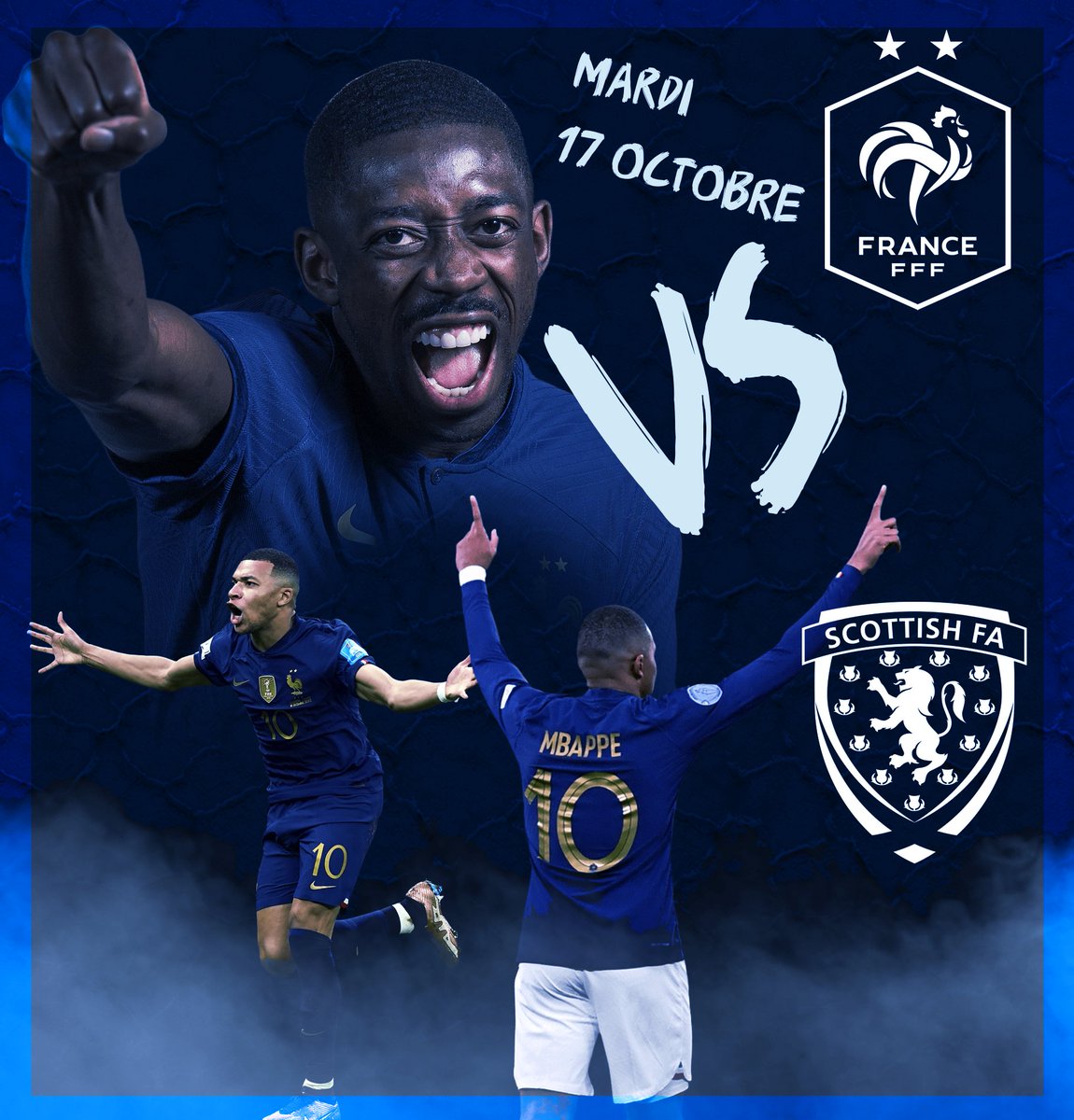 🏟️: Stade Pierre Mauroy
⌚️: 20h45

#FiersdetreBleus 

RT & FAV ❤️