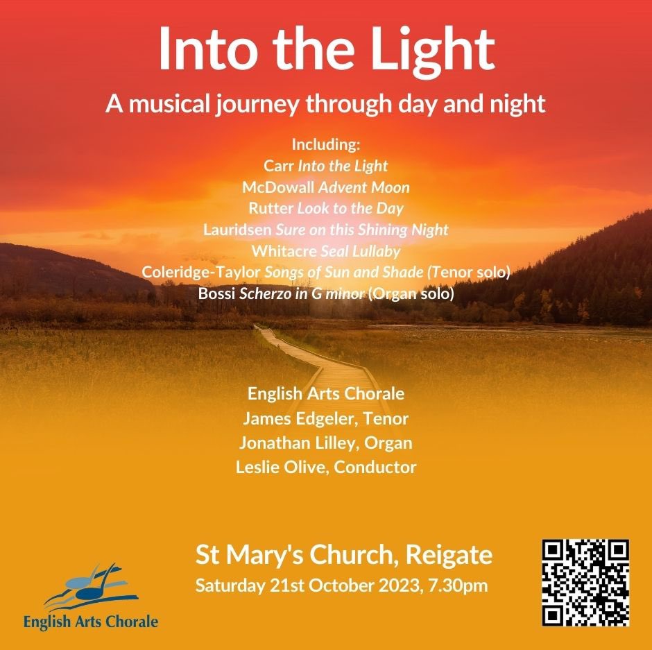 Our next concert this Saturday in #reigate Tickets available on the door or in advance: englisharts.org