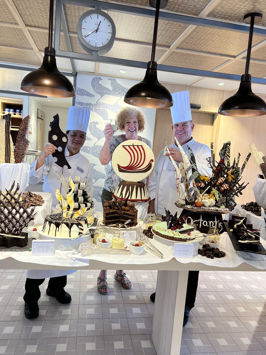 JJTichy's tweet photo. #myvikingstory on the Viking Octantis.  Chocolate anyone? https://t.co/Zmg9VO0cTu