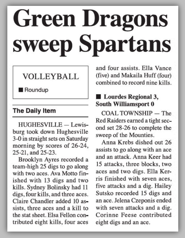LBG_Volleyball's tweet photo. "Green Dragons sweep Spartans" @dailyitem @dailyitemsports 

#LBGMediaCoverage | #DragonProud | #Team1 | #GoDragons 🐉 https://t.co/VsbClo6c0Z