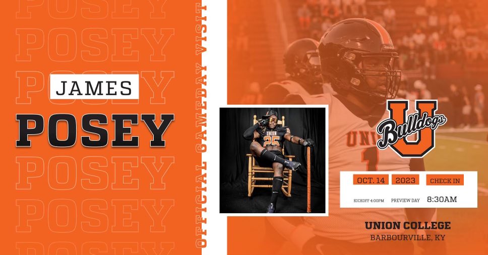 Had a great visit <a href="/UnionBulldogFB/">Union Football</a> <a href="/UnionBulldogs/">#RepTheU</a> <a href="/CoachLuttrell49/">John Luttrell</a> <a href="/_CoachManning/">Manning</a>