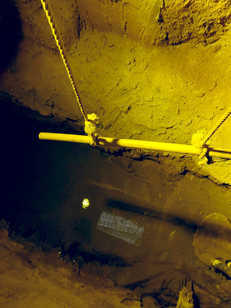 nuanced_nl's tweet photo. 5/Currently there are still over 400 systems. The vertical wells are for ventilation, digging & maintenance of the #Karez The bottoms of all vertical wells are connected so that water can pass through. The underground canal is about 2 m high &covered with earth to resist the heat https://t.co/H3KMm9JO6b
