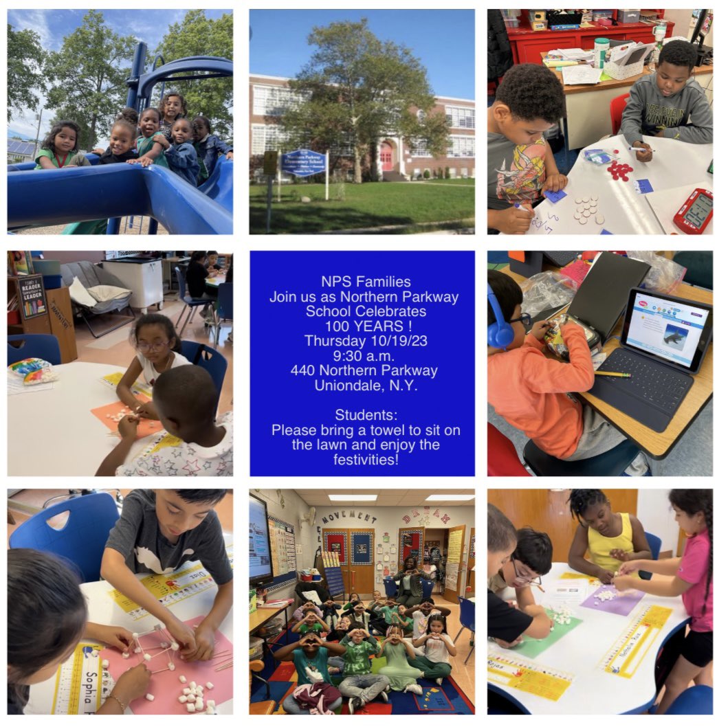 Celebrating 100 years <a href="/northernparkway/">Northern Parkway</a> on Thursday, October 19, 2023 @ 9:30 a.m. #celebrating100years <a href="/UniondaleUFSD/">UUFSD District</a>