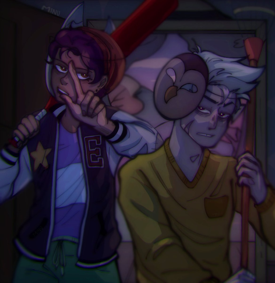 __Minuu's tweet photo. #toh // Still can't believe it's been a year since thanks to them premiered... I love this episode sm

#TheOwlHouse #theowlhousefanart #tohfanart #pittwins #luznoceda #hunter #tohseason3 https://t.co/Aeb6vdaPnn