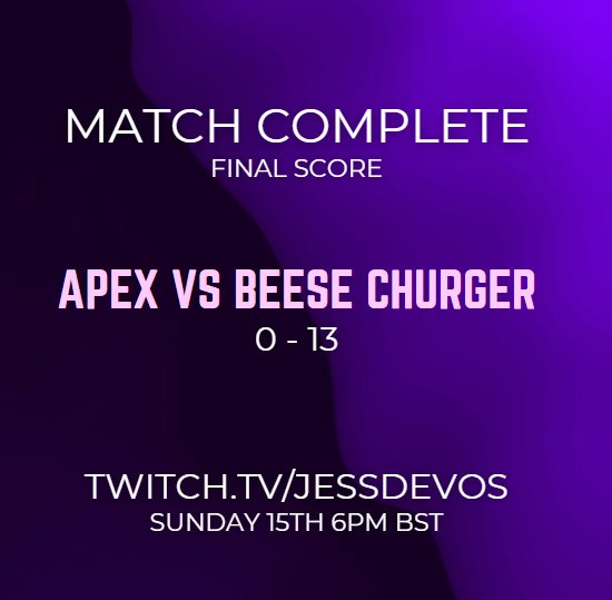OfficialVFL23's tweet photo. Well played to both teams!!

@vflBeeseChurger takes the win :D

https://t.co/Q1otCypMHz #VALORANT #VFL23 https://t.co/SYuVmuAMje