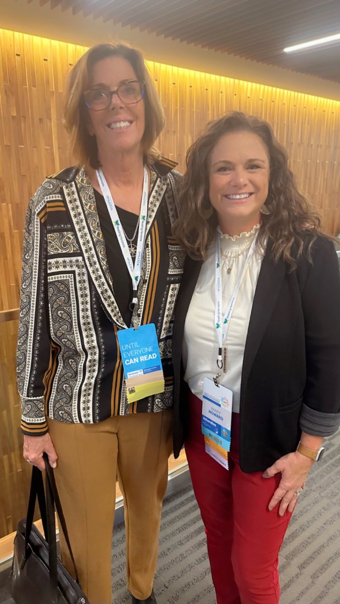 What a great trip full of new friendships, knowledge, &amp; renewed inspiration! I was privileged to hear &amp; meet some of the best in the educational world. We share a common goal in helping all children learn to read because knowledge is power. #IDAnatlconf2023
