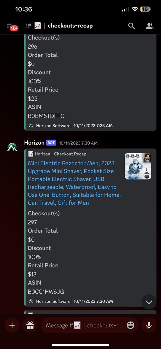 Horizon Freebies tweet media