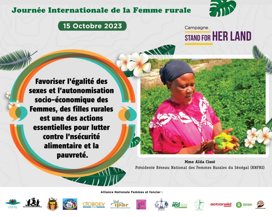 Une série de portraits publiés dans les média pour retracer le parcours et le combat de ces REINES dont les cœurs battants irriguent l'espoir et inspirent des milliers de femmes rurales. 

bit.ly/48R2Y1w

#FemmesRurales #IDRW23 #Stand4HerLandSN @Stand4HerLand #kebetu