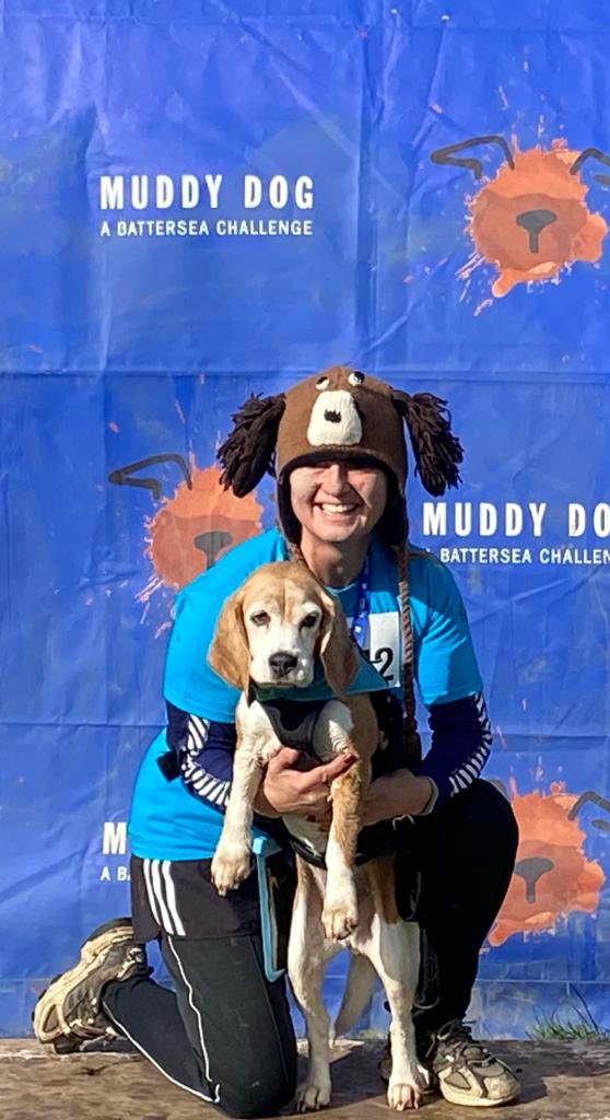 Raffa2006's tweet image. Yesterday I had one of the most fun days ever,taking part in Batterseas #muddydogchallenge with my pal,River @Indieandbertie Thank you to everyone who sponsored me. Your donations will help to look after and find forever homes for all the beautiful dogs &amp;amp; cats there🐶🐱