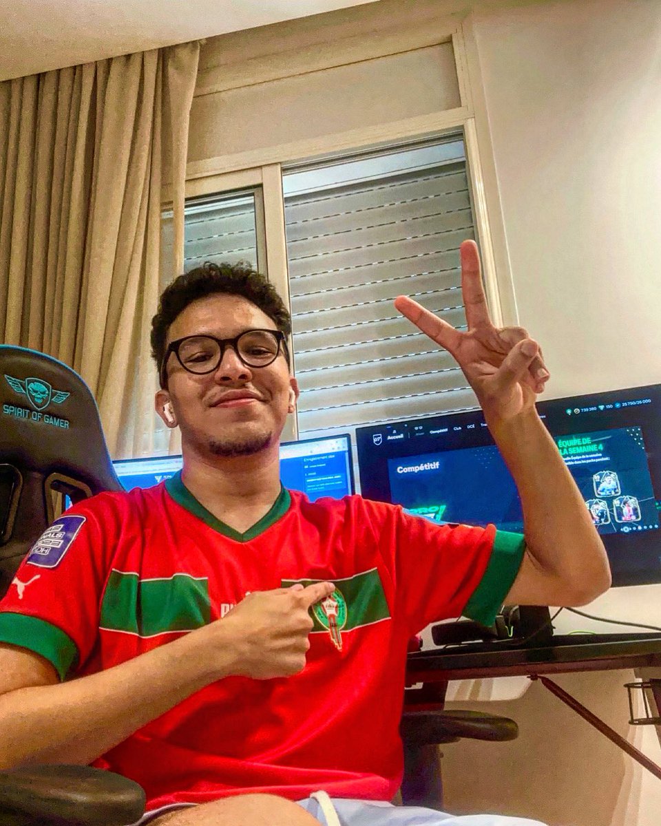 xcharifx's tweet image. 2x Africa champion⭐️⭐️🇲🇦🇲🇦
Fifa enations play offs champion⭐️
Ea fc pro regional champion ⭐️
1st participation = champion
1st moroccan ever regional champion on the ea sports circuits
TekTek effect :) Thank
you all for this amazing support❤️❤️❤️🇲🇦🇲🇦🫶