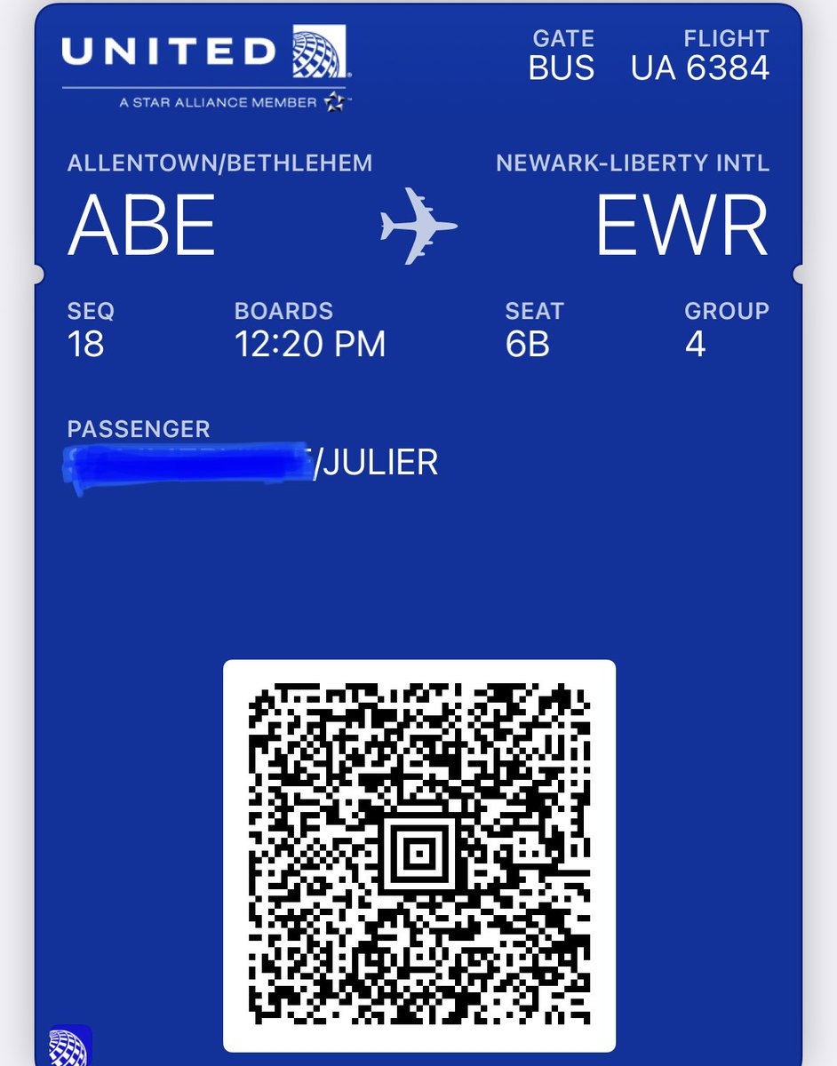 JulesRTX's tweet photo. Apparently @united finds it completely acceptable to have their customers book a flight in the US, then, when they get to the airport, tell them they will actually be riding a bus! WTF!! This is 100% a bait and switch / false advertising!! https://t.co/gO6mmBCrPJ
