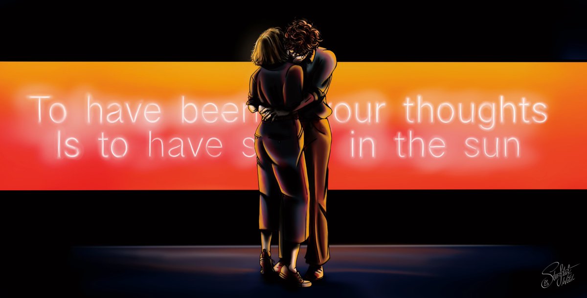 StarfleetWitch's tweet photo. So much to say about #HTOctopolis so little tweet space! I’ve had so many deep and meaningful convos about the themes with others and hoooo boy… This scene. I’ve tried not to cry thinking about this scene, in the end I just HAD to draw it. If you haven’t seen the play, GO! 🥹😭 https://t.co/Fsyr1Wj0l6