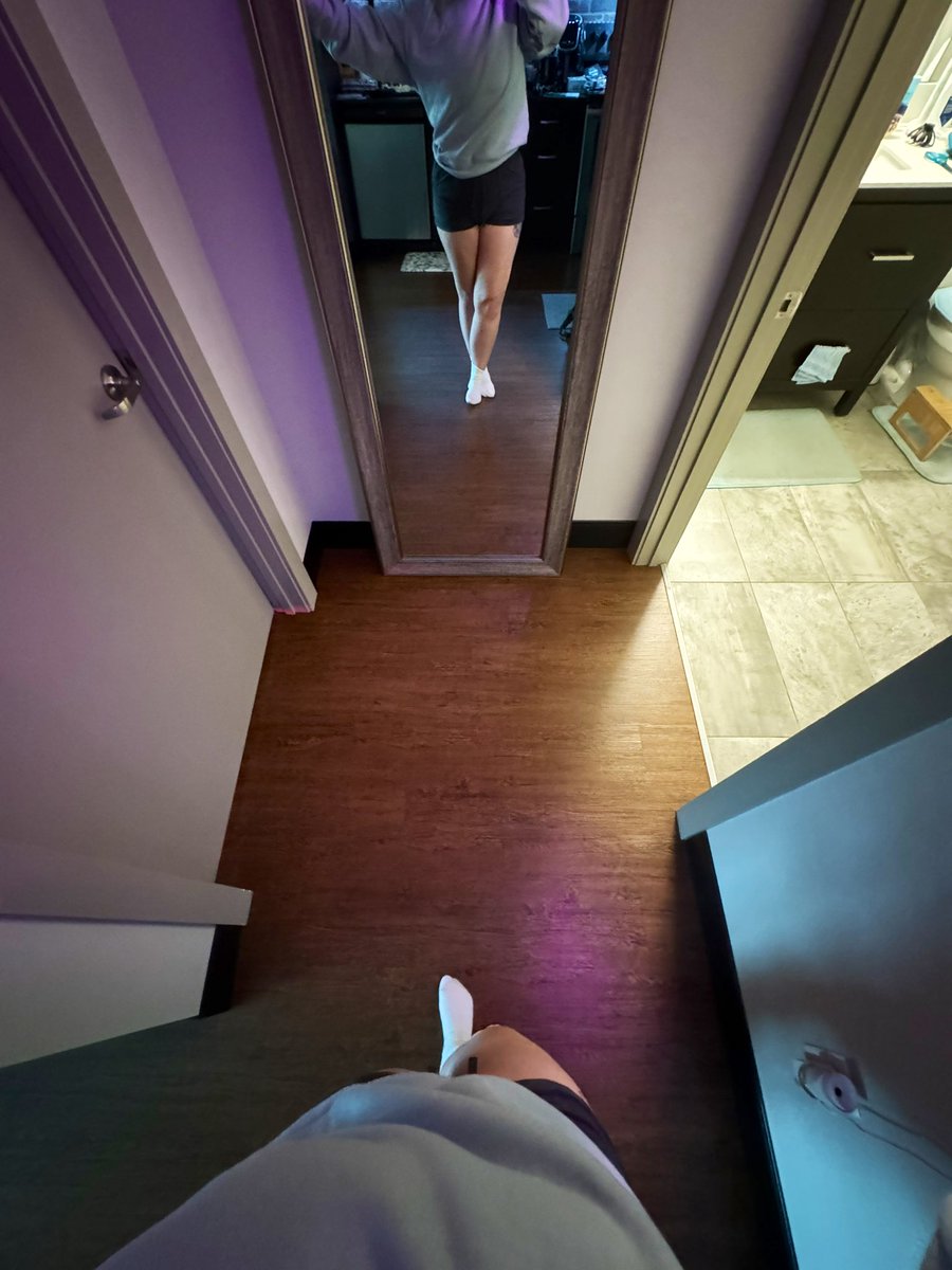 here’s my real time view from 6’5” off the ground. idk why it’s so hard to believe.