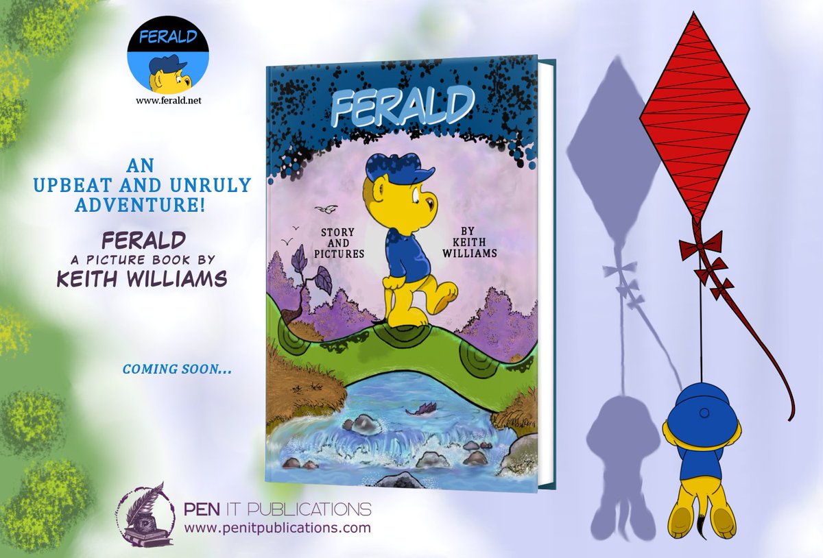 A little promotional piece I've been working on for my upcoming picture book entitled FERALD. This book will be published in 2023 or early next year. 
#WritingCommunity #pblit #pblitchat #picturebooks  #bookbuzz #kidlit #kidsbooks #kidsbook #ferald #books #moms #coverkidsbooks