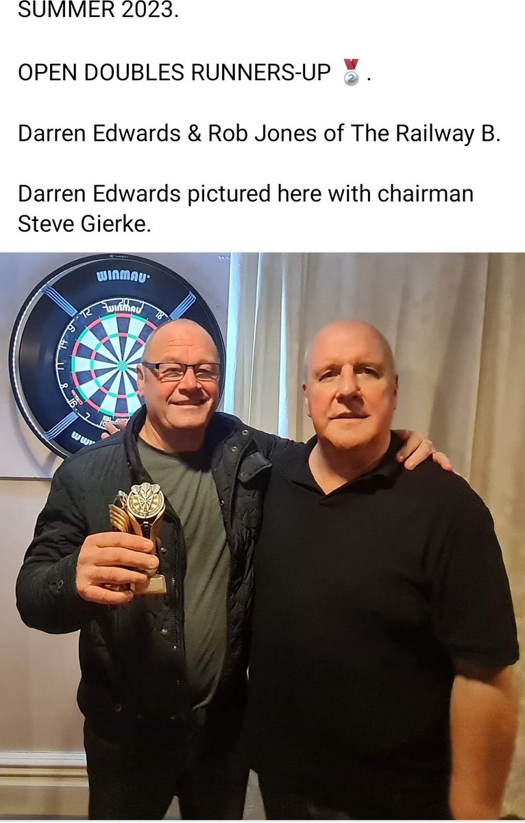 Denbigh & District darts league. 🏴󠁧󠁢󠁷󠁬󠁳󠁿🎯 (@denbighdarts) on Twitter photo 
