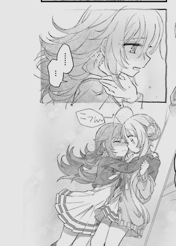 W4Do7's tweet photo. あんまり重要ではないんですけど、opの監督の名前のカットとか、アニメで追加されてる海果の踵を返す足元の動きとか、最後のおでこパシーの身長差故の海果の"背伸び"とか(これも原作にはない4枚目参照)

アニメ作ってる人と原作の読み方が近くて嬉しかった〜という話です。 https://t.co/vJ5Or4vPWR