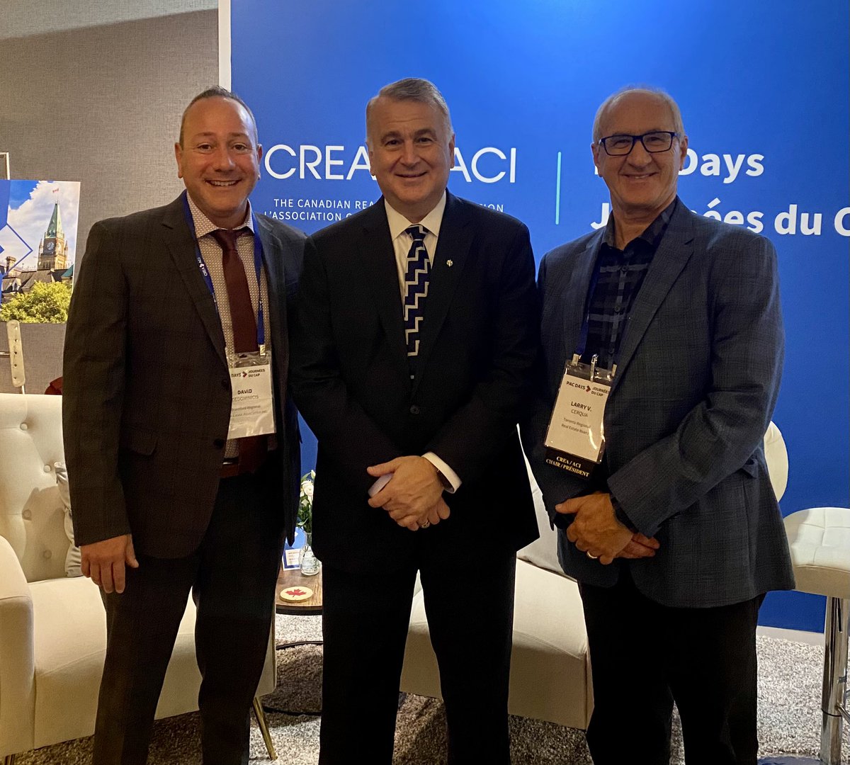 A pleasure catching up with these fine gents at CREA PAC days in Ottawa. 
#creapac23