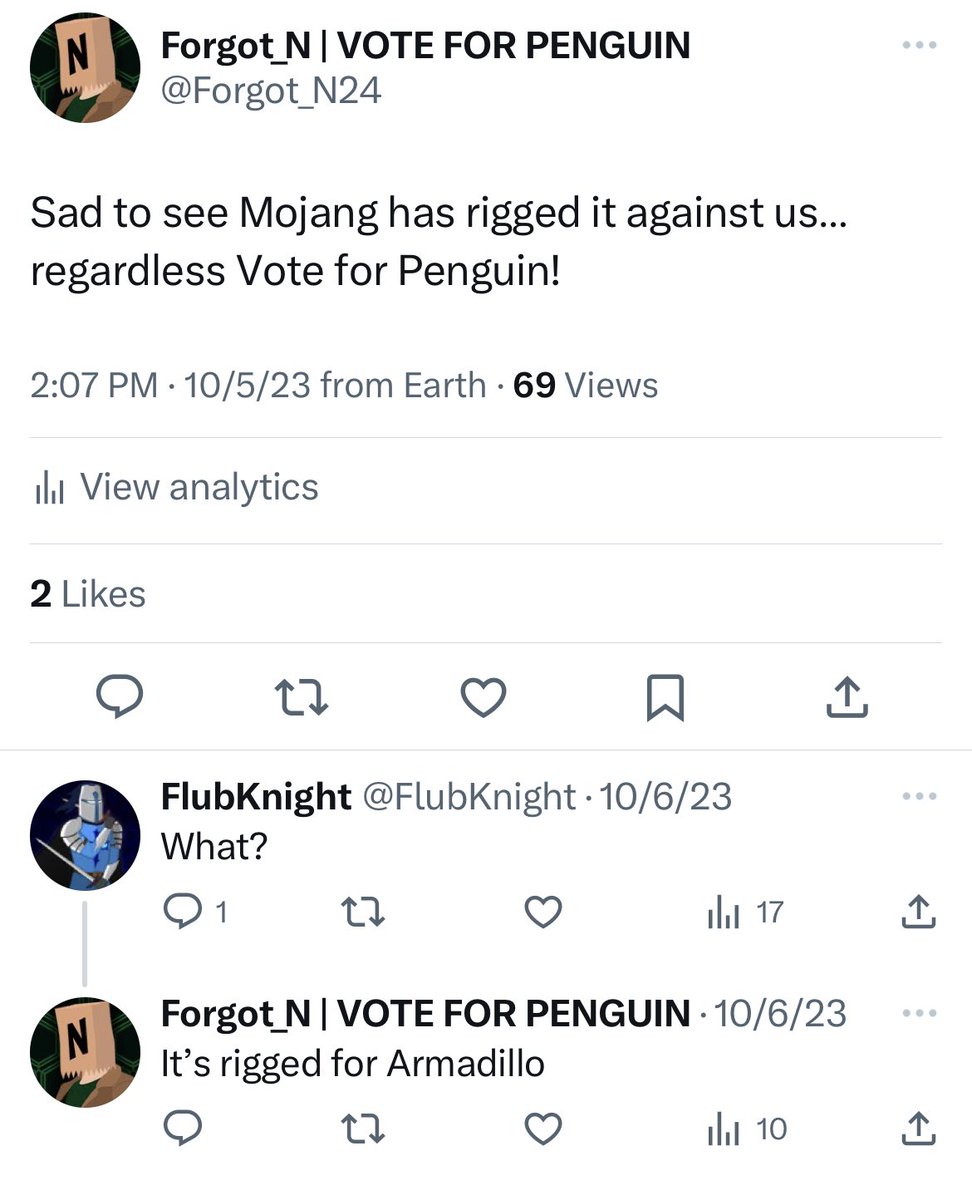 Forgot_N | VOTE FOR PENGUIN tweet media