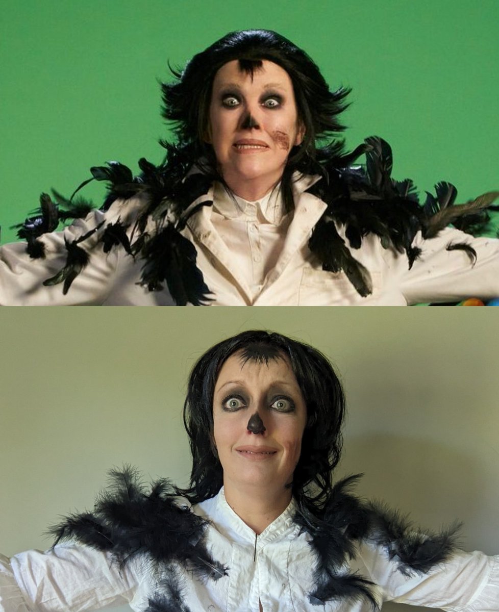 breesnuts's tweet photo. Day 15: Moira Rose as Dr. Clara Mandrake in "The Crows Have Eyes 3". #halloweenextravaganza2023 #day15 #year14 #moirarose #drclaramandrake #thecrowshaveeyes3 #schittscreek #catherineohara @SchittsCreekPop https://t.co/CJ70YunED9