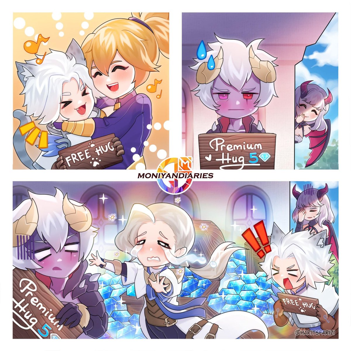 MobileLegendsOL's tweet photo. Come here my little brother! 🥲
MGL Creators @haritsfarizi @cheol_apple
By @moniyandiaries
#MobileLegendsBangBang #moniyandiaries #mglmlbb #mlbbmgl #mglfanart #mlbbfanart #mlbbcomic https://t.co/RoLeEvdBDT