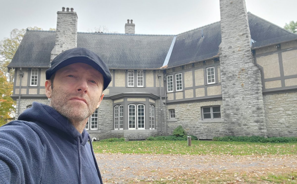 Up at the Billy house for a location and tech scout for It's Me, Billy Chapter 2. Walking through the space with our gaffer, key grip, and DP. 
Exciting discussions. 
#itsmebilly #itsmebilly2 #blackchristmas #locationscout