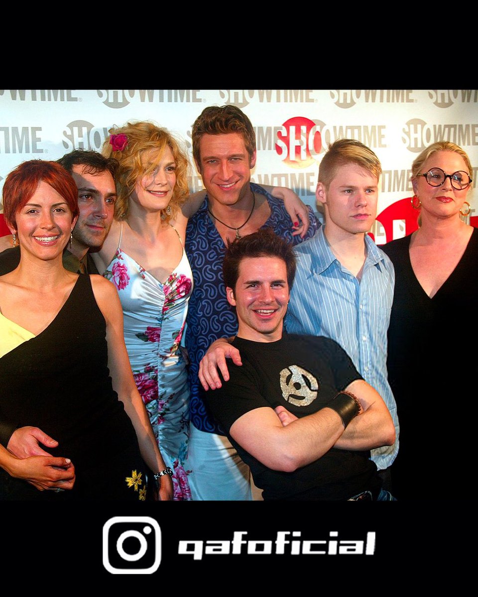 qaf_official's tweet photo. Queer As Folk cast members at the Premiere of Season Four party | March 26, 2004. #Queerasfolk #2000s https://t.co/CLv1mHw2oT