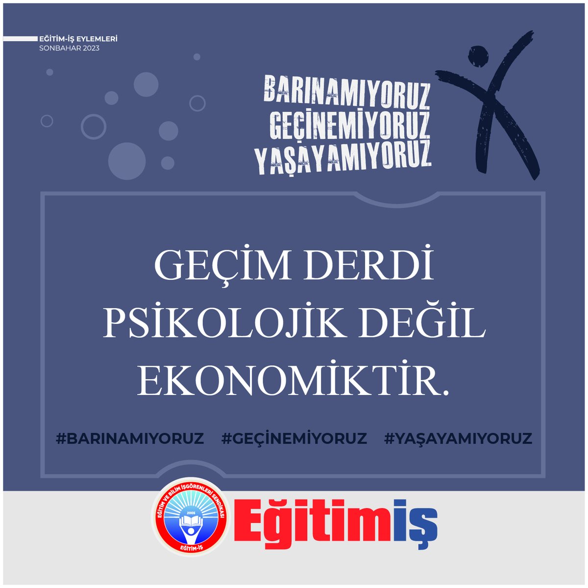 egitimis's tweet photo. Geçim Derdi Psikolojik Değil EKONOMİKTİR
#barınamıyoruzgecinemiyoruzyasayamıyoruz https://t.co/PKxjkE71rj