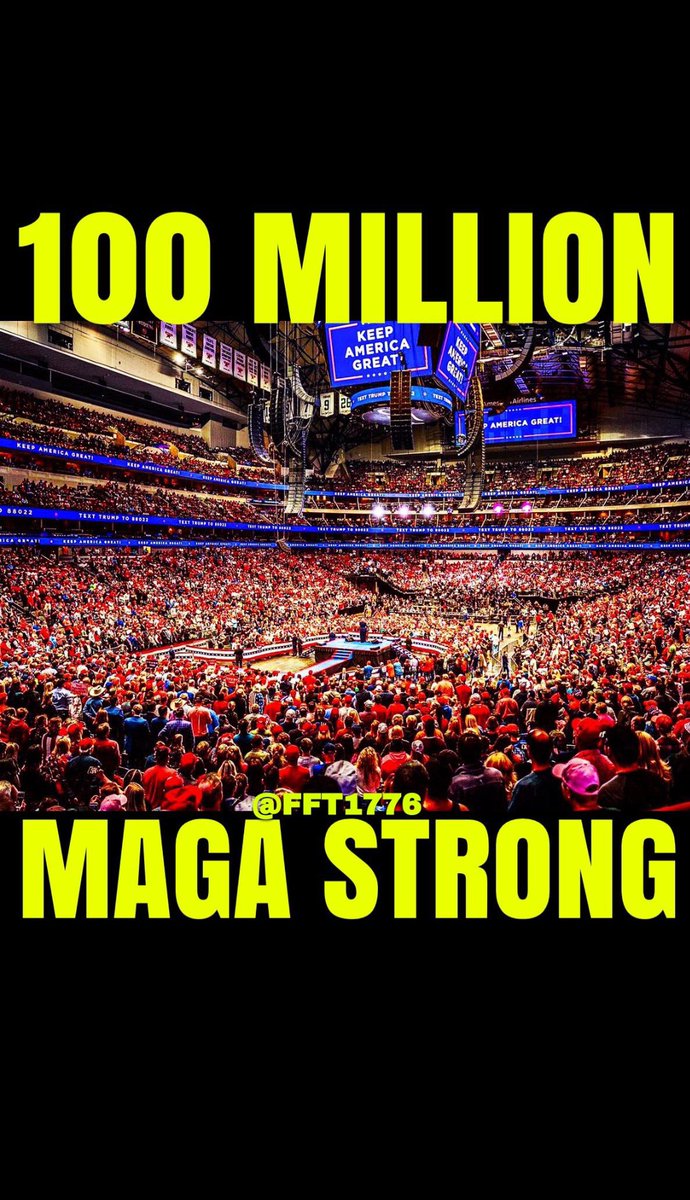 AnitaMWeir1's tweet photo. @PapiTrumpo Truthful speech from @TuckerCarlson
Awesome crowd, Chief. ๐บ๐ฒ
Say this often Patriots: ๐"CALLING BACK PRESIDENT TRUMP TO HIS RIGHTFUL SEAT OF POWER, IN JESUSโค๏ธMIGHTY NAME ๐."
(Tip fr/above Via God's Prophet Julie Green)
#TrumpWon2020Election
#DEMOCRATESCHEATED
#POTUS45DJT ๐บ๐ฒ https://t.co/kHowGpt7Yl