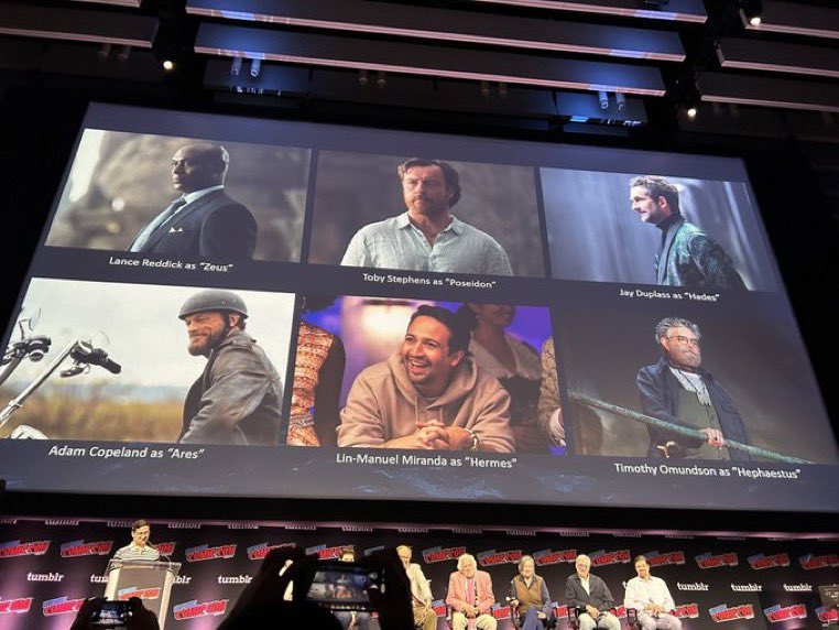 updatespercy's tweet photo. FIRST LOOK AT THE GODS! https://t.co/QviYuUirRX