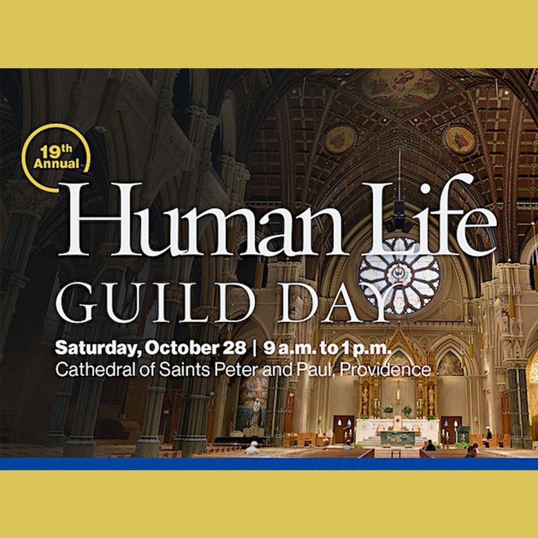 Join us for Human Life Guild Day Mass on 10/28 with Most Rev. Richard Henning. After Mass, engaging Catholic speakers. RSVP by 10/20: provd.io/3qCJ8G4