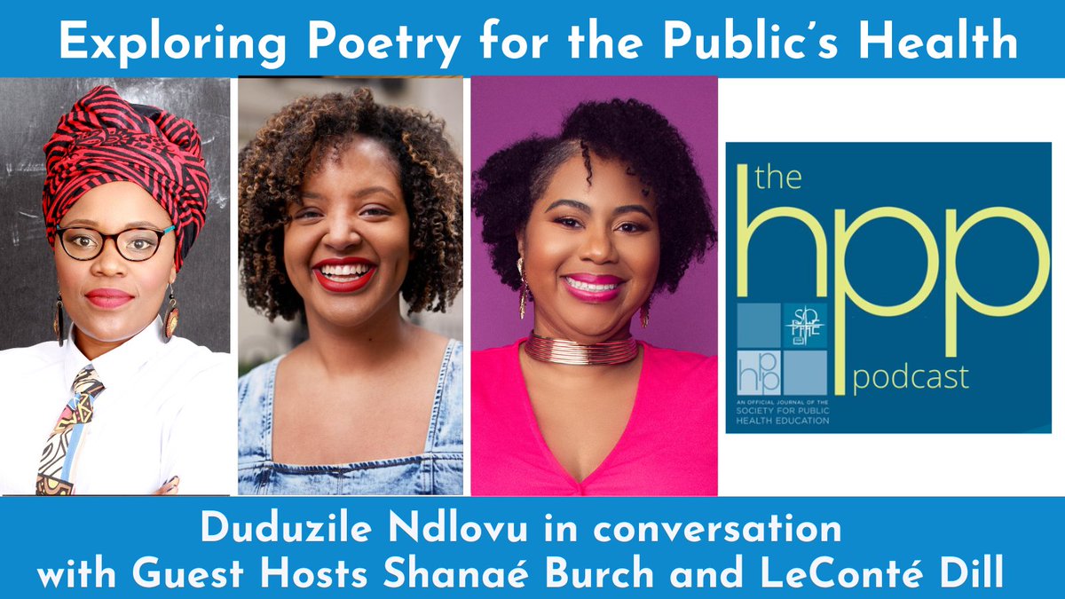 #ScholarSunday

Listen as <a href="/mandlods/">Dr. Dudu Ndlovu</a> discusses her poem "Own My Life Today" and so much more with @shanaerebecca <a href="/DocDill/">LeConte Dill</a>:  hpp.pub/podNdlovu

You can read the poem: hpp.pub/poemNdlovu

And listen to the poetry playlist: spoti.fi/3POPpVI

<a href="/RJPway4EQ/">Ryan Petteway, DrPH, MPH</a>  #poetry