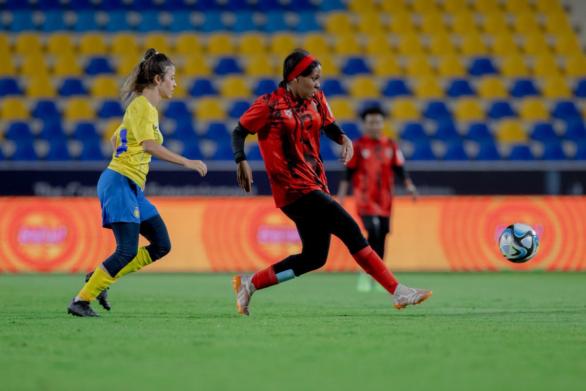Saudi2026Bid's tweet photo. This week marked the beginning of the 2️⃣nd edition of the Saudi Women's Premier League 🇸🇦

Step by step for the growth of women's football 🌟

#Saudi2026 | #TogetherForAsia https://t.co/WsqIxWbbpi