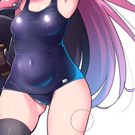 スク水の塗りがあんまり迷宮入りせずすんなりいい感じに濡れると、一日ご機嫌に過ごせそうな気分になる。
一日もう終わりかけだけど 