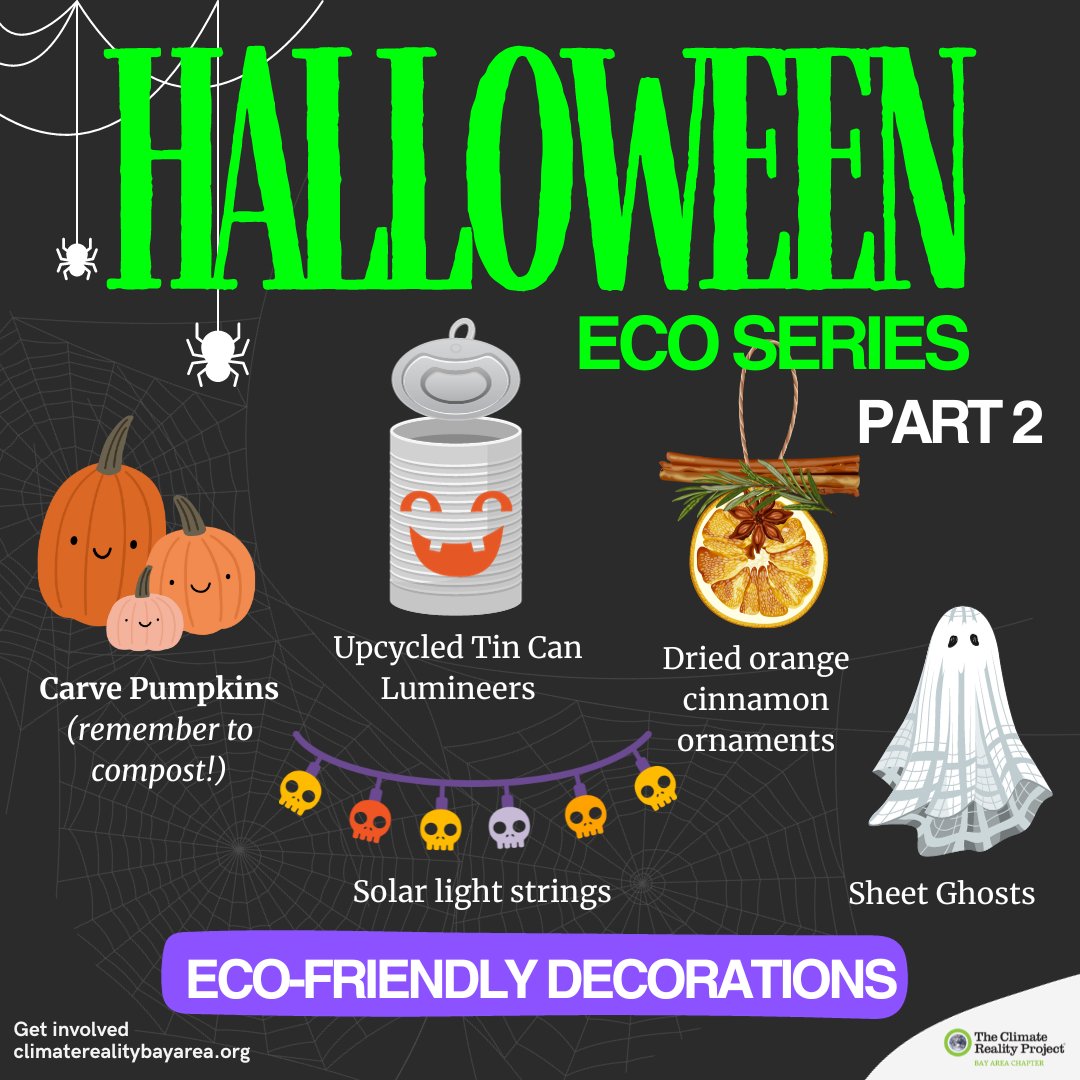Let's make it a norm to celebrate holidays in eco-friendly ways! 

greenchildmagazine.com/eco-friendly-h…

#hellooctober #halloween #ecofriendly #ecofriendlyhalloween #ecofriendlycelebration #climateevents #bayarea #climateactionnow #actonclimate #leadonclimate #climatejustice