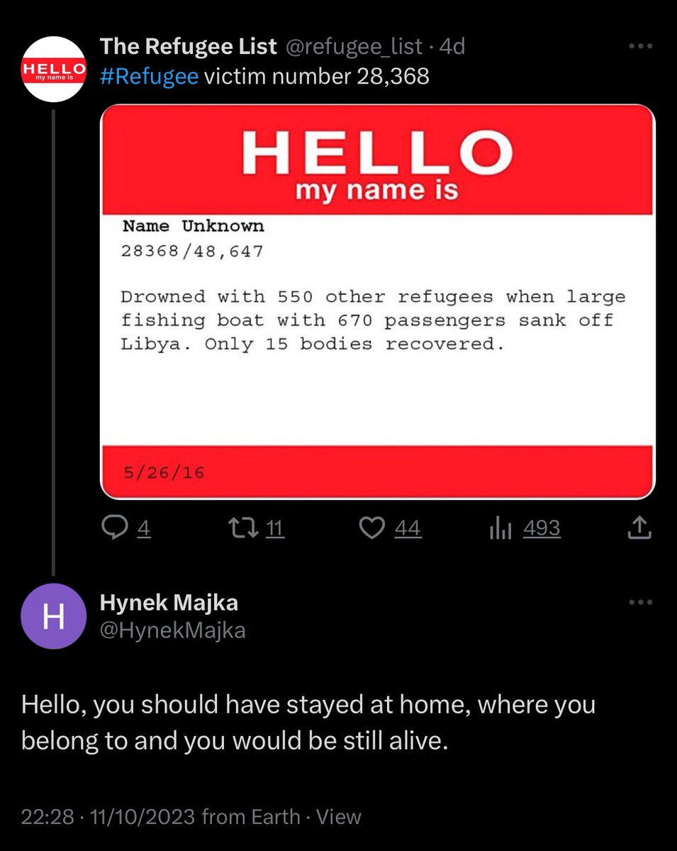 The Refugee List tweet media