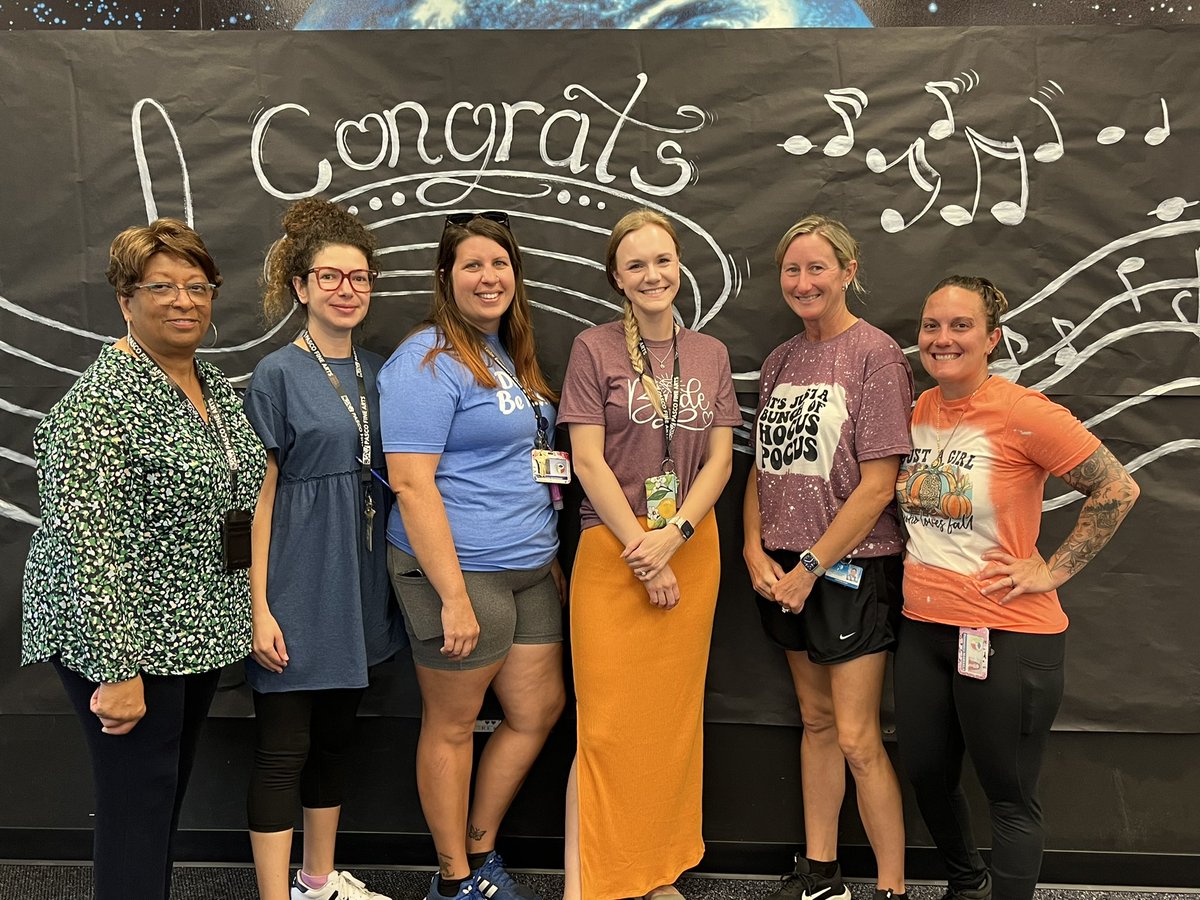 Celebrating our sweet music teacher today, Ms. Walters. In a few short weeks she will be a “Mrs.”