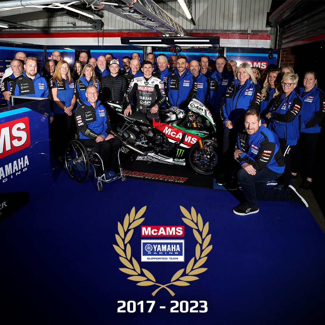 And that is that!

The @McAMSYamaha Team's final race in <a href="/OfficialBSB/">Bennetts British Superbike Championship</a> is done and the illustrious journey has come to an end 💙 

#McAMSYamaha #RacewaysMotorcycles
