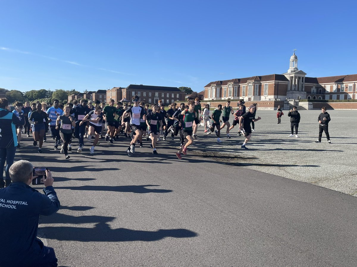 Good luck to everyone taking part in the <a href="/RHSSuffolk/">Royal Hospital School</a> fun run