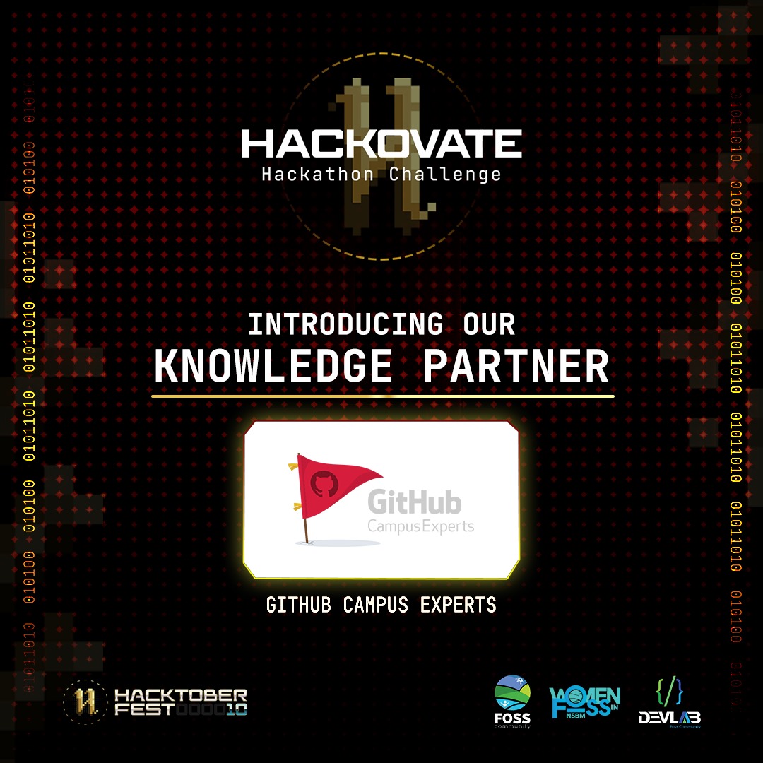 fossnsbm's tweet photo. Breaking News: Introducing Our Exclusive Knowledge Partner! 🚀

We are incredibly excited to introduce GitHub Campus Experts as the Knowledge Partner of Hackovate 2023!👨‍💻

Register now👇🏻
https://t.co/L2qn29y1ZT https://t.co/XDtimqTqLV