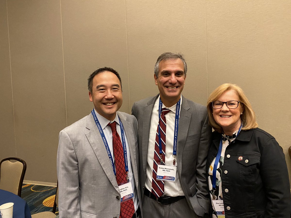 Emory University SOM @EmoryDeptofMed @emoryheart are well represented at #ACC Section Chair meeting today with @jonathankimmd @KMavromatisMD and me! Sections and BOG meeting today at #ACCLegConf
