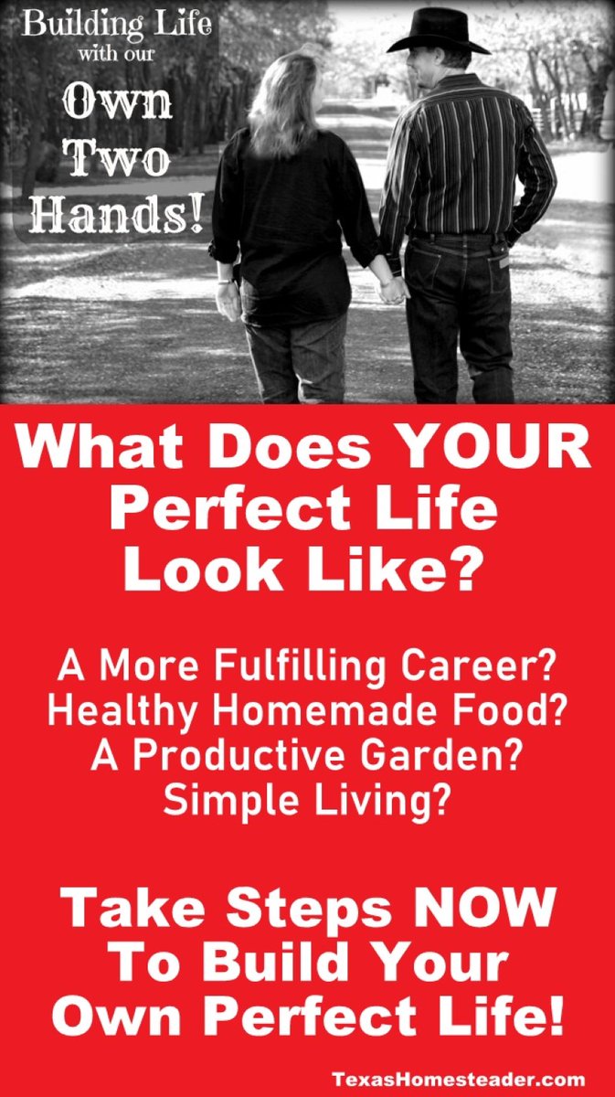Tx_Homesteader's tweet photo. Wouldn’t it be great to build a truly unique life with your own two hands? Come see why we chose the simple life. https://t.co/FcpFTlqn4P 
.
.
#TexasHomesteader #VoluntarySimplicity #SimpleLife #LiveMore #SlowDown https://t.co/czKHfgxC2M