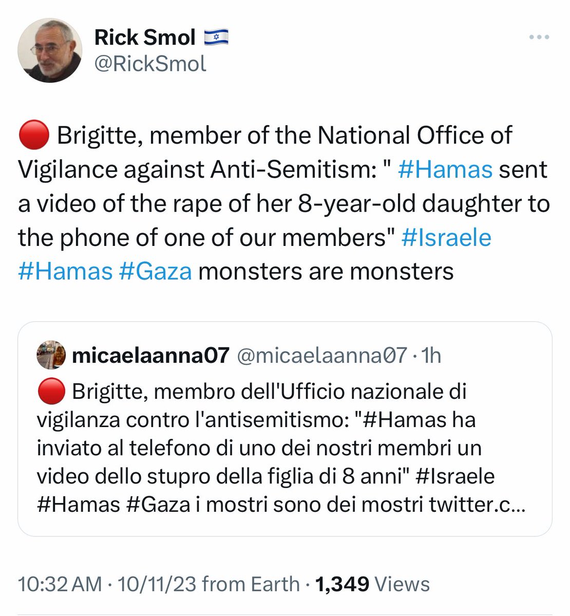PutlerCriminal's tweet photo. @thingy665 @NKippur @JonathanWeissb3 @BenReiss1 @SherillAbdullah @P3ng1z @fuk_antiSemites @anypigslft2 @blessminak @AJewFromJudea @Awakenotawoke @yes_we_cat @OutOfTheBox2023 @probsnotspam @IMDibe @Pakeha56 @manifesto2000 @reems84 @Tuvia_Dikel @Coho29415979 @SamLevinson8 @gomiriam63 @ronenshefer729 @6TK9Cn1RB4A49B1 @tweetybird1111 @EllaRoseCadet @screenstarr @TruthHurtss123 @LHollettBazouzi @bklynymk @DevorahMar68180 @Shinglectomy @bassie_hd @BShligold @airbodywrong @LuckyManAlways @DabronxM @kyberknave @bob_alian @soc_justice1 @Islam_Is_Tru @DoclovesUSA @feminist_beast @Next_andReady @RenzoGraciani @GKarsmel @Jack57494371 @SayedAkram7865 @Armitram @Levi_Genes_ #HAMAS_is_ISIS #HAMAS_is_NAZIS #PalestinianTerrorists
#Rapists #HeadChoppers https://t.co/30h1FmGHDN
