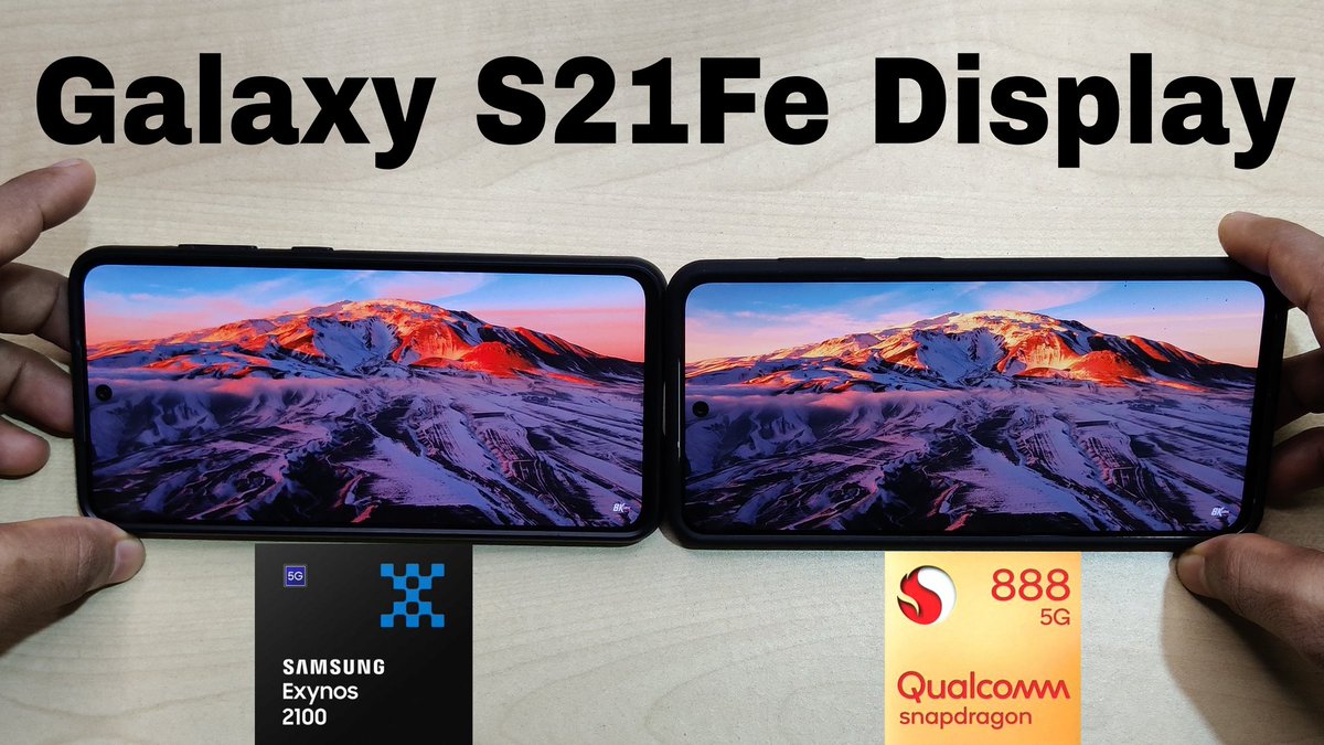 DvpReviews's tweet image. youtu.be/1AUwbXMhrPk
Galaxy S21Fe👆Display Test,

Samsung Galaxy S21 FE 5G (Amazon) 
amzn.to/46iq7rS

Samsung Galaxy S21 FE 5G (Flipkart) 
flipkart.com/samsung-galaxy…

#SamsungGalaxyS21Fe5G
#DisplayTest
#RGBTest
#GalaxyS21FEDisplayTest
#BrightnessTest
#DvpReviews