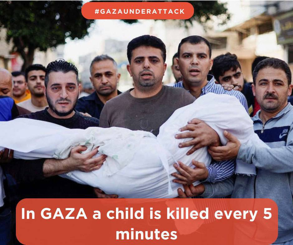 gazabehindscens's tweet image. In Gaza, a child is murdered every 5 minutes by Israeli airstrikes. 

If this is not genocide then what?