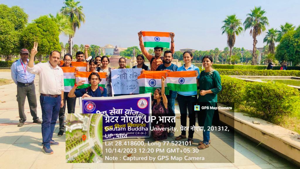nss_gbu's tweet photo. #NSS_GBU  दवारा दिनांक :- 14/10/2023  को #नारीसशक्तिकरण 👱🏻‍♀️पर रैली न��कली गयी | 🇮🇳

#NaariSasaktikaran
#नारीशक्ति
#मैं_नारी_हूँ_मै_शक्ति_हु
#GBU
#NSS_GBU #GreaterNoida 

@gbugrnoida @nss_gbu @Ravindr86263196 https://t.co/tZ38aRgj1M